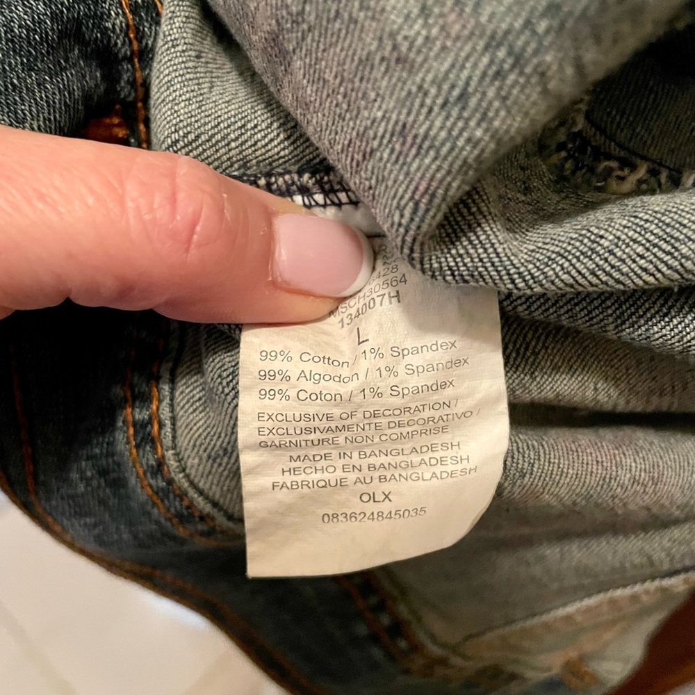 Vintage Riders Copper Collection Distressed Jean Jacket - Picture 4 of 5